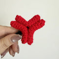 1pc New Angry Hair Clip Novelty Duckbill Clip Crochet Yarn Headband Side Clip