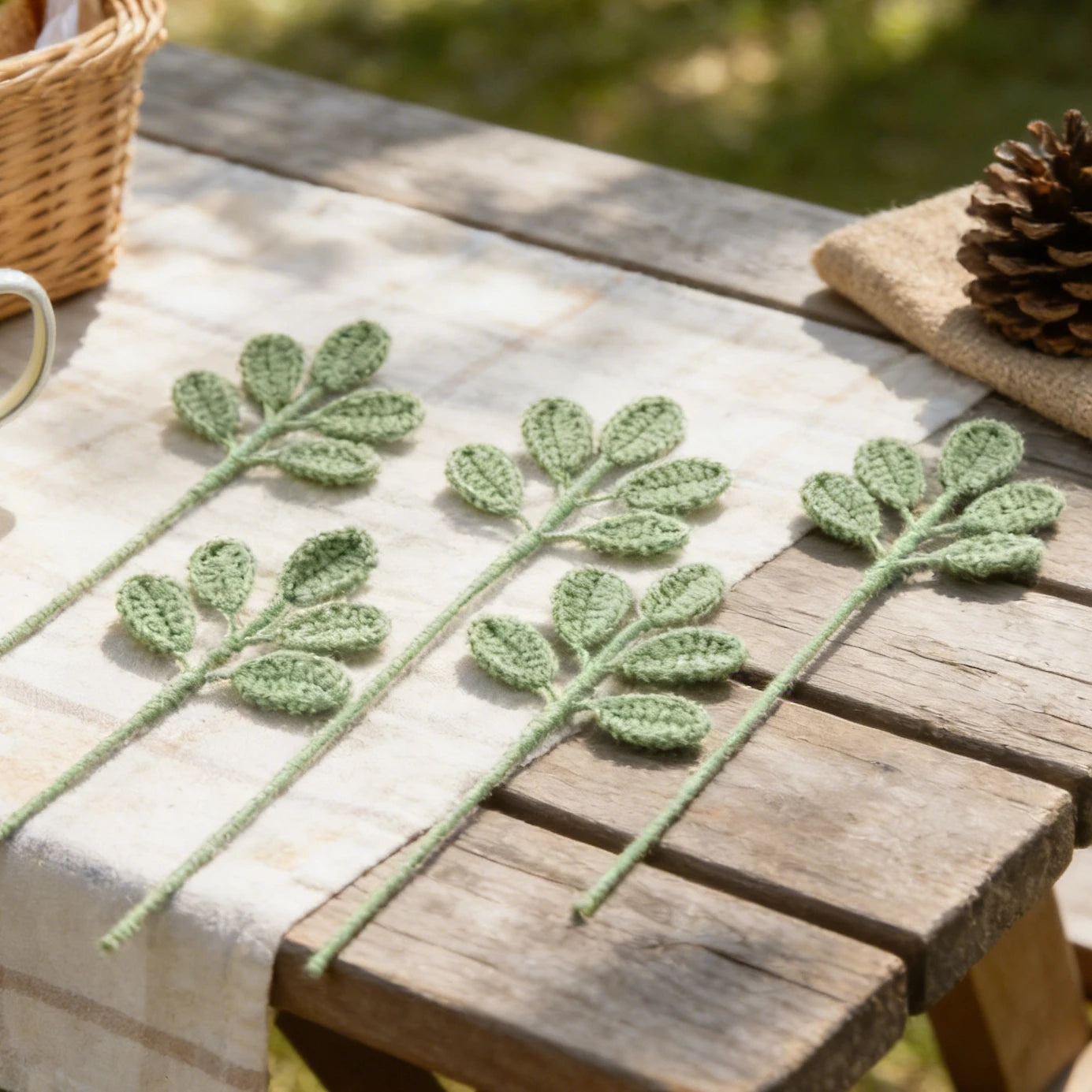 Artificial Flower Handmade crochet yarn Rose Outdoor Garden Valentine's Wedding Bridal Bouquet Home Room Diy Gift box Accessorie